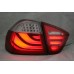 BMW E90 05-08 Red Clear Light Bar LED Tail Lamp